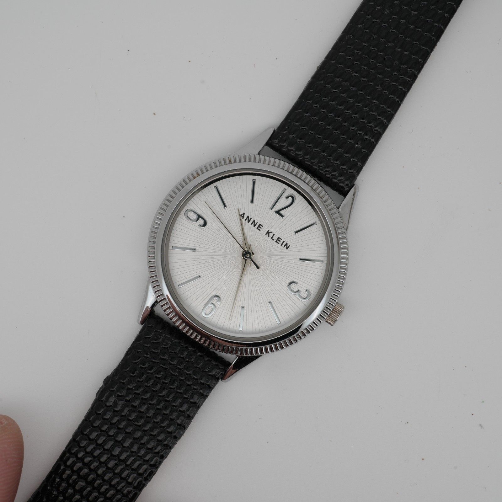 Anne Klein 34mm Dress Watch Ref Ak2369 Sunburst Dial Neo Vintage Quartz Working